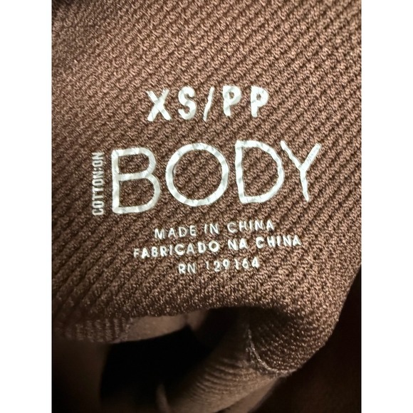 Cotton On Body Athletic Shorts Chocolate Brown Short Biker Shorts XS Workout - Picture 5 of 5